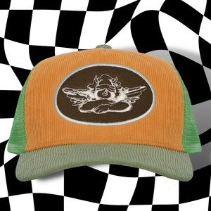 BOYS LIE PUMPKIN CORDUROY TRUCKER HAT